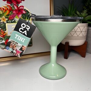 ORCA Tini 13oz Stainless Steel Martini Glass - Color Mint